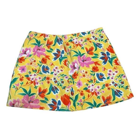 Tommy Hilfiger Dresses & Skirts - Tommy Hilfiger Women’s Size 14 Floral Yellow Pencil Straight Skirt Knee Length